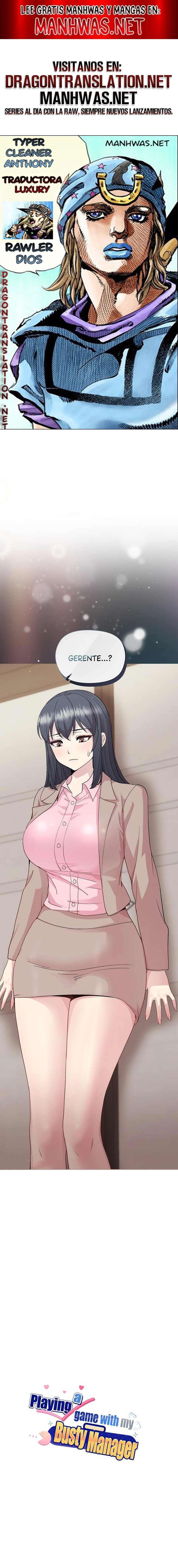 Jugando una Partida con mi Pechugona Gerente Capítulo 55 - Page 1