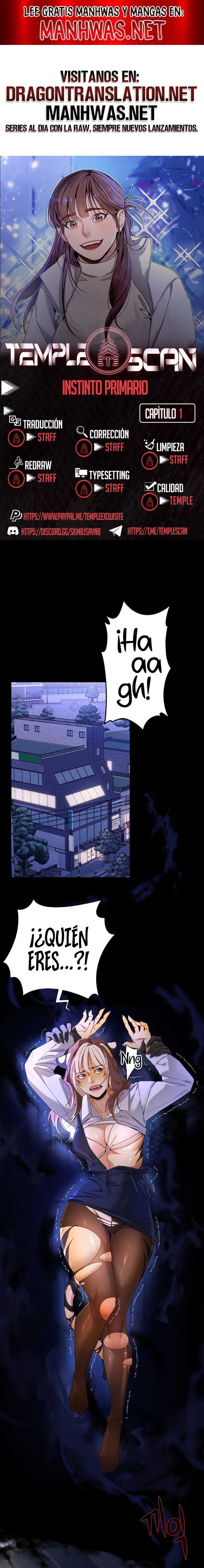 Instinto Primario Capítulo 1 - Page 1