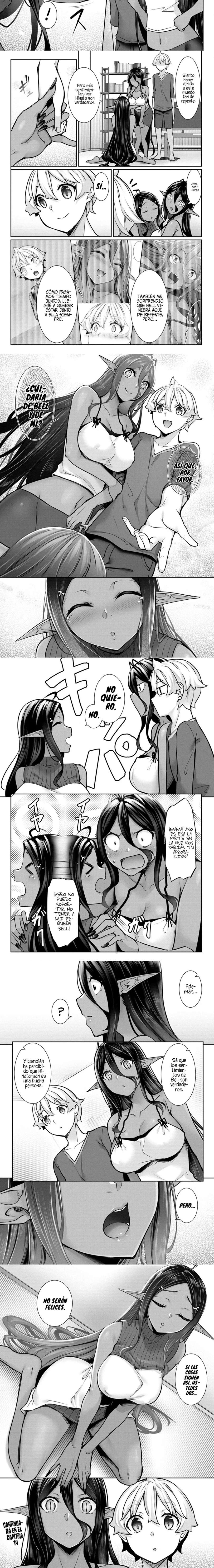 Chotto dake ai ga omoi Dark Elf ga Isekai kara oikakete kita Capítulo 13.2 - Page 2