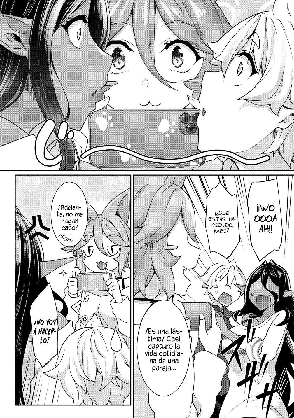 Chotto dake ai ga omoi Dark Elf ga Isekai kara oikakete kita Capítulo 21.1 - Page 5