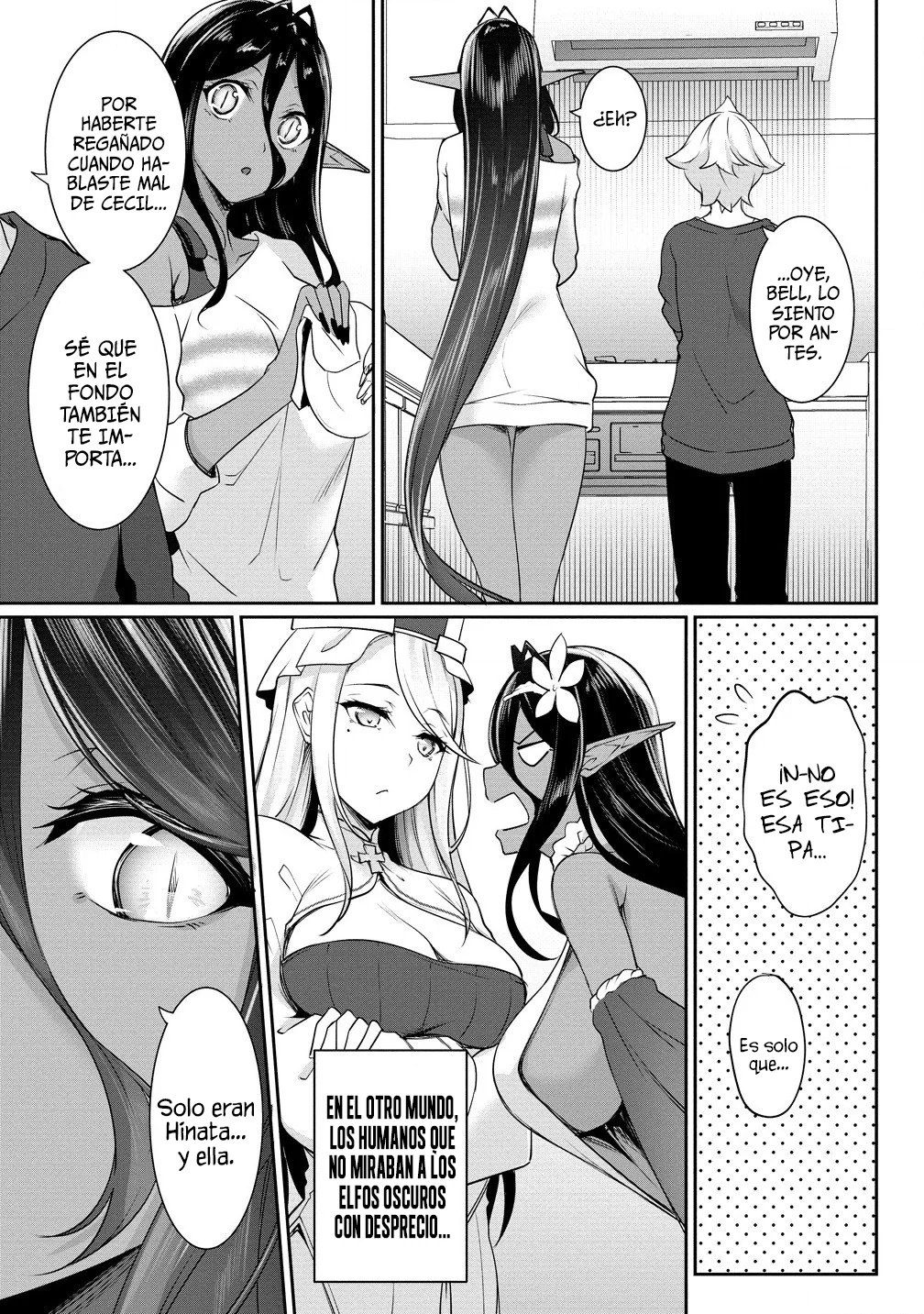 Chotto dake ai ga omoi Dark Elf ga Isekai kara oikakete kita Capítulo 22.1 - Page 10