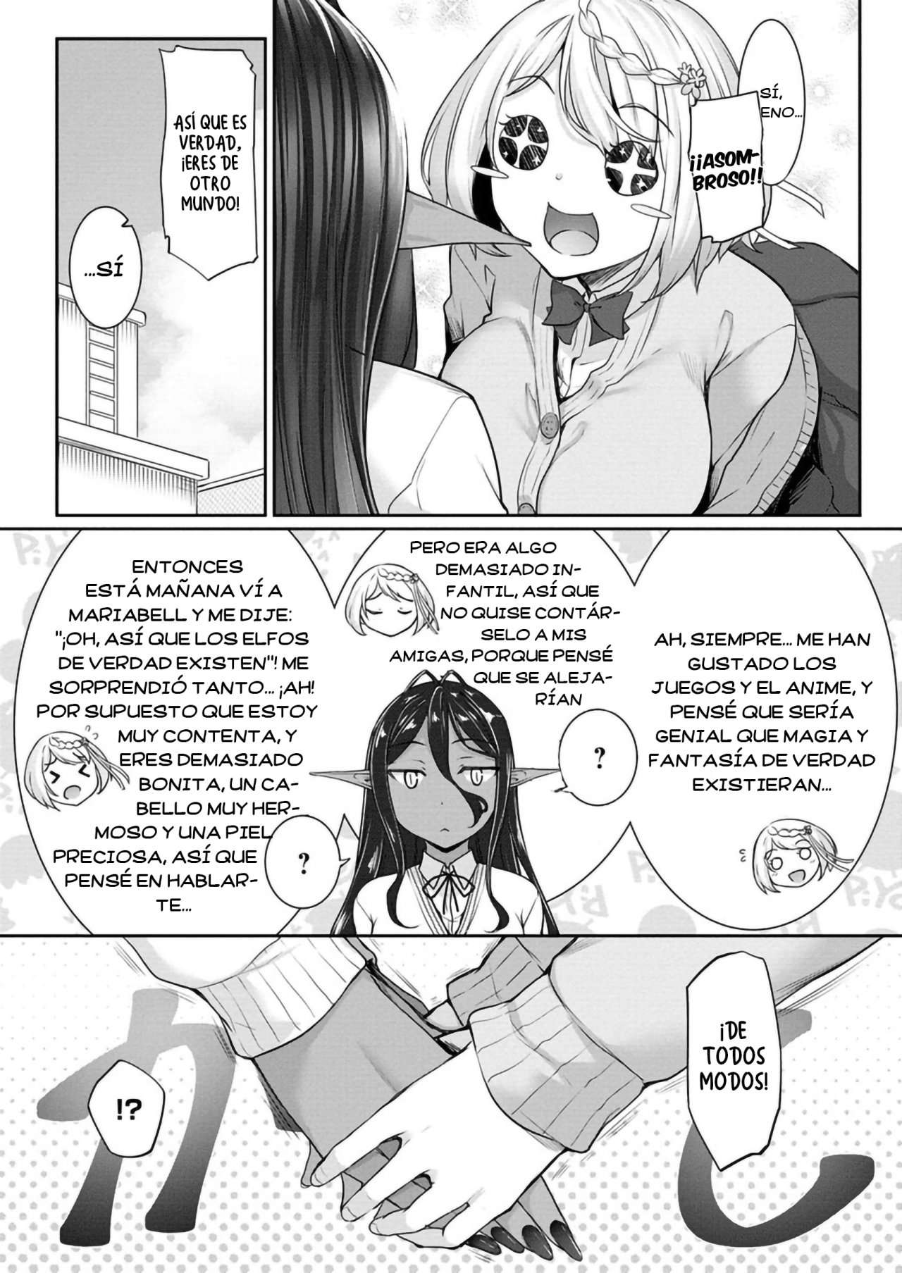 Chotto dake ai ga omoi Dark Elf ga Isekai kara oikakete kita Capítulo 4.5 - Page 6