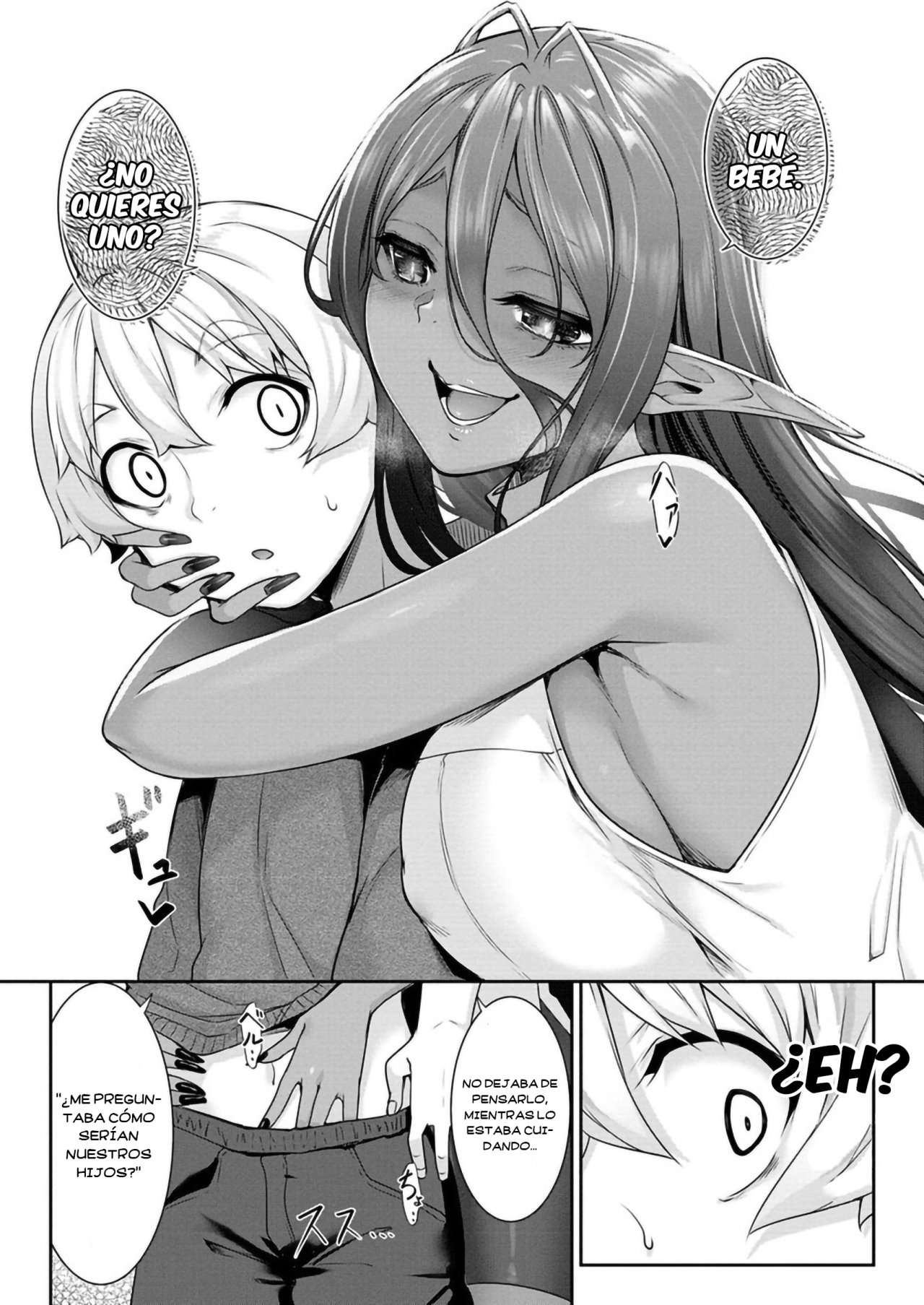 Chotto dake ai ga omoi Dark Elf ga Isekai kara oikakete kita Capítulo 8.5 - Page 6