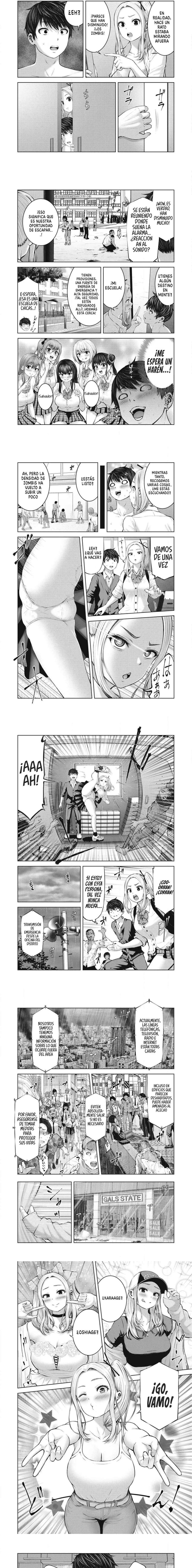 ZOMBIE SEKAI DE HAREM WO TSUKUROU Capítulo 2.1 - Page 2