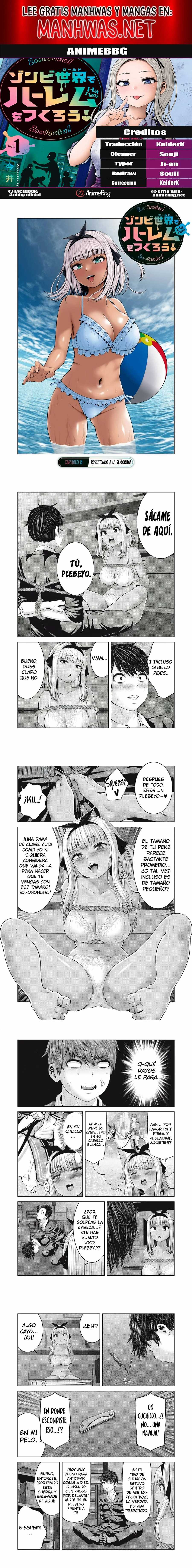 ZOMBIE SEKAI DE HAREM WO TSUKUROU Capítulo 8 - Page 1