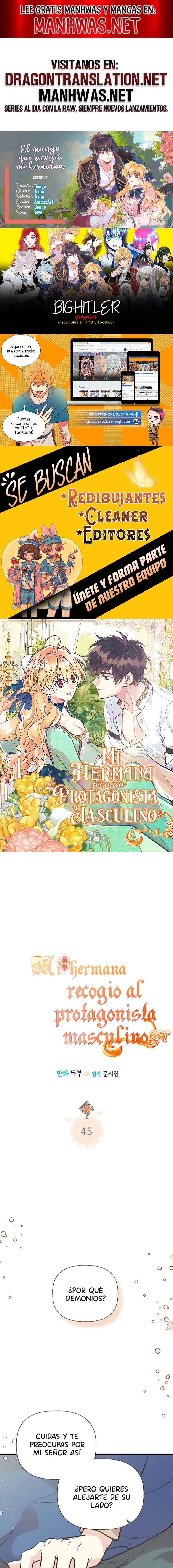 Mi hermana recogió al protagonista masculino Capítulo 45 - Page 1