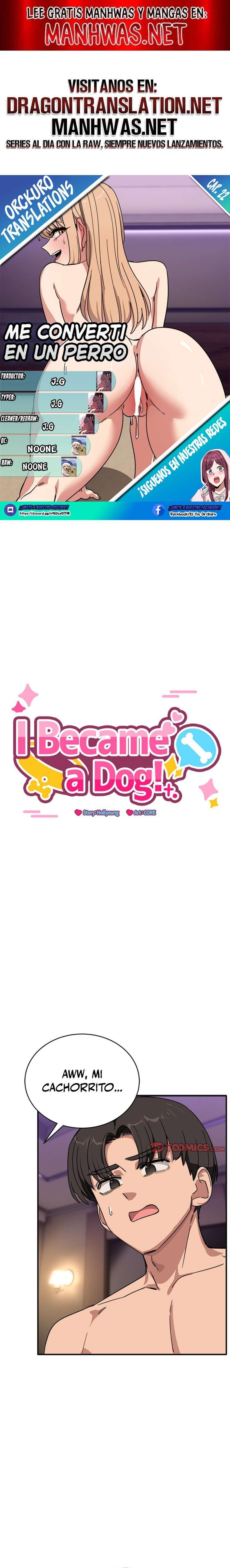 ¡Me convertí en un perro! Capítulo 22 - Page 1