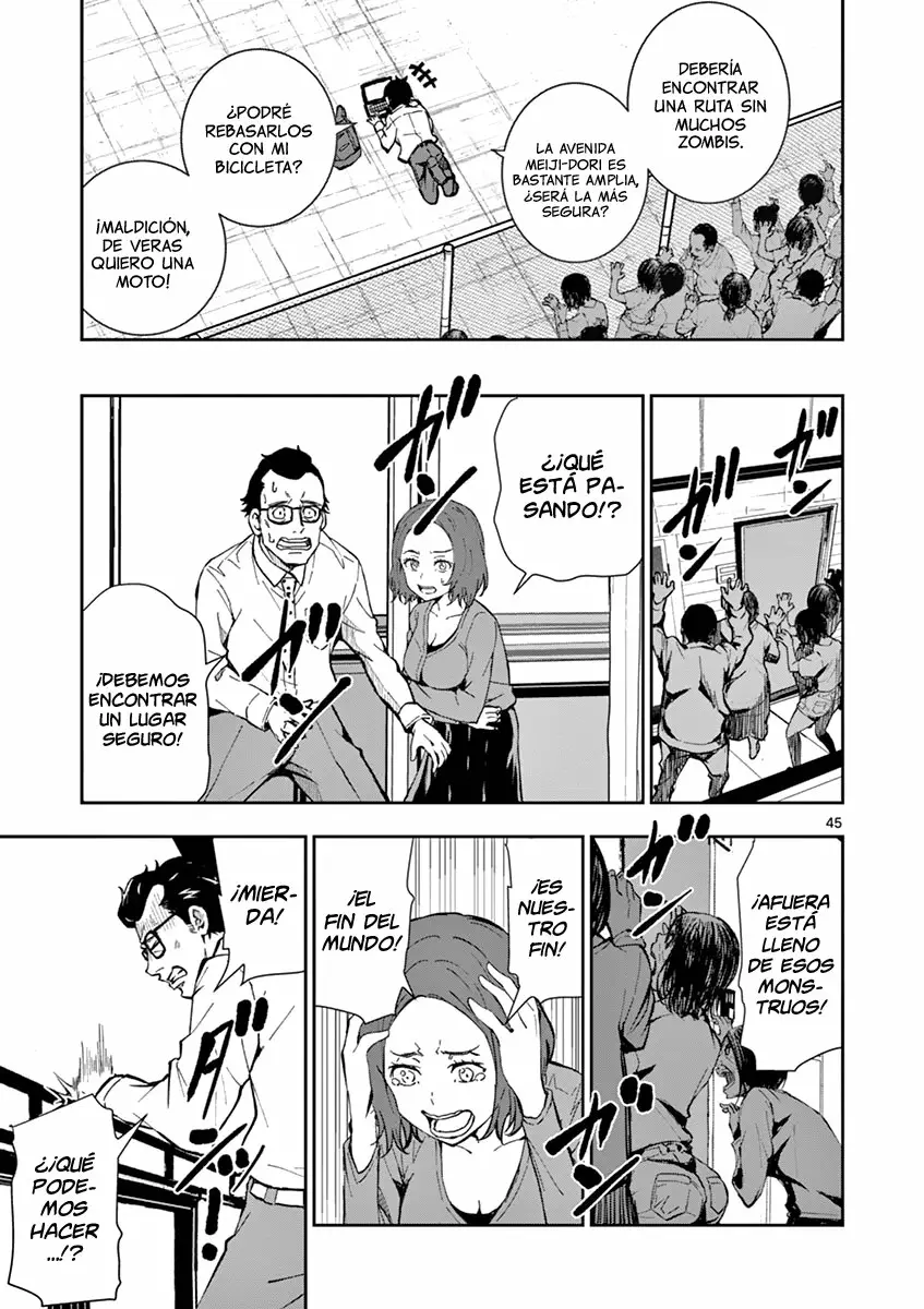 Zom 100: Zombie ni Naru made ni Shitai 100 no Koto Capítulo 1 - Page 44