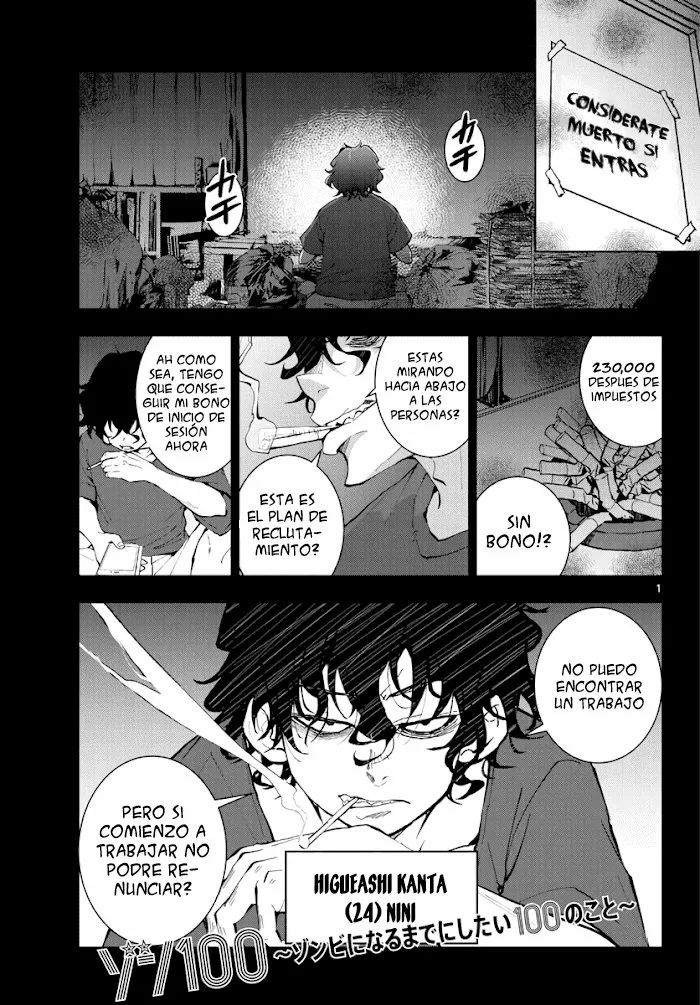 Zom 100: Zombie ni Naru made ni Shitai 100 no Koto Capítulo 16 - Page 2