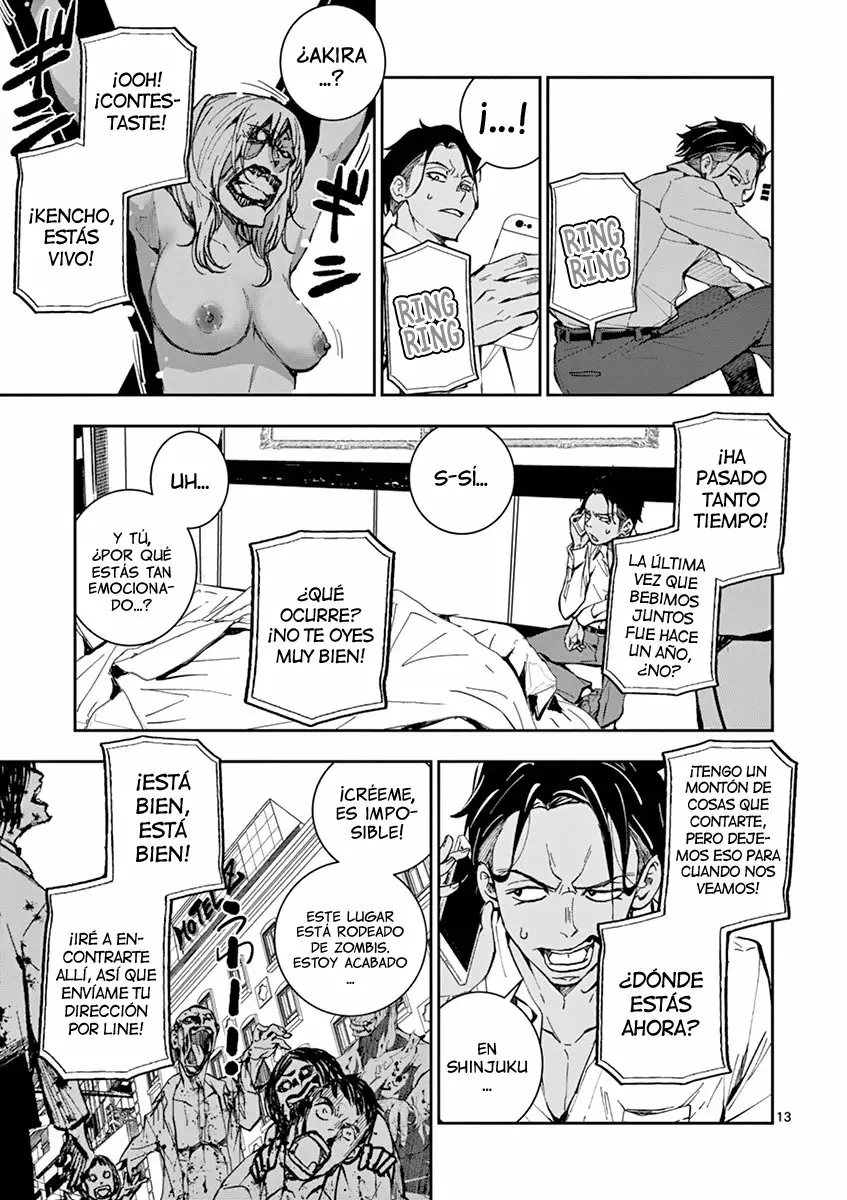 Zom 100: Zombie ni Naru made ni Shitai 100 no Koto Capítulo 3 - Page 13