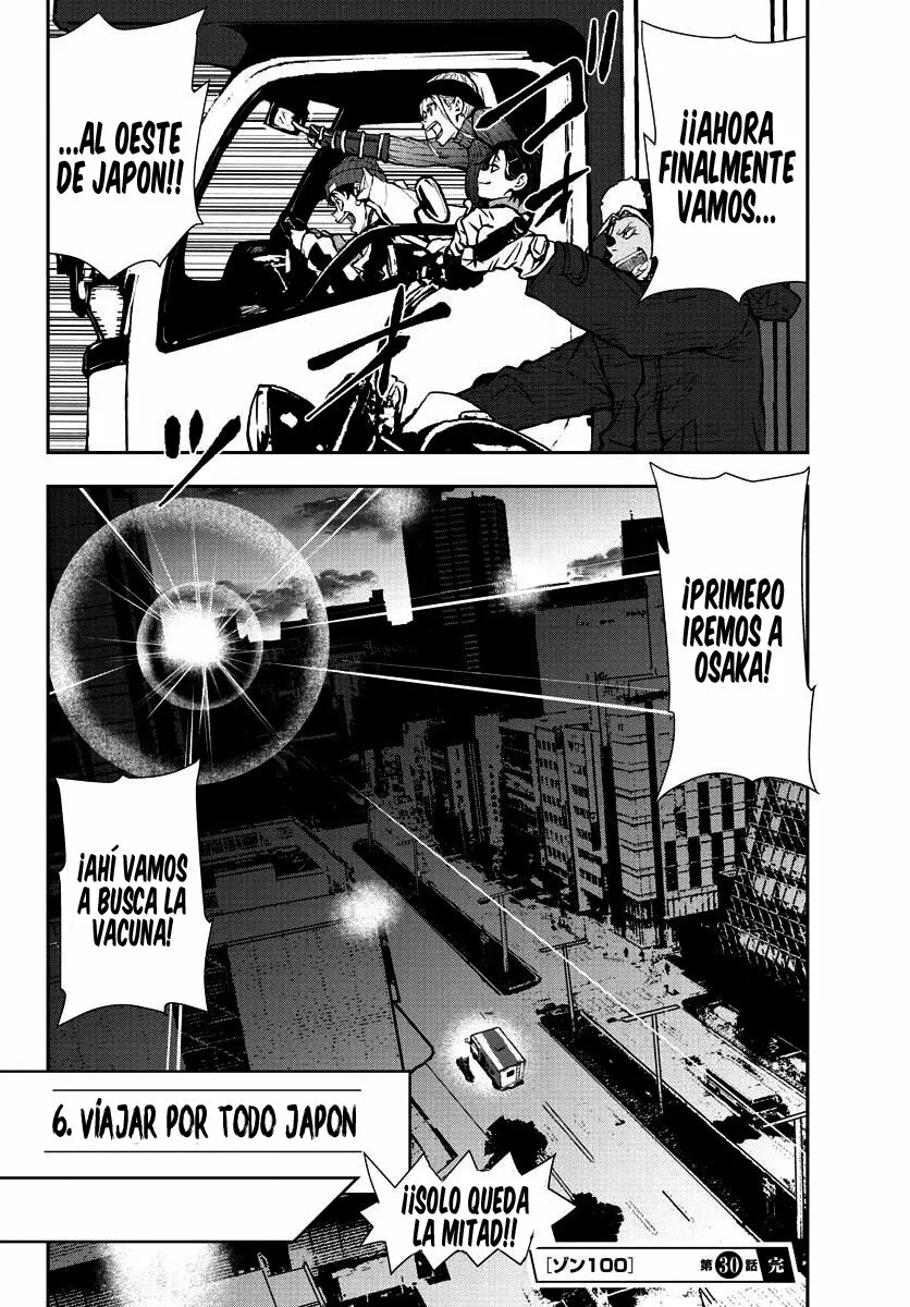 Zom 100: Zombie ni Naru made ni Shitai 100 no Koto Capítulo 30 - Page 37