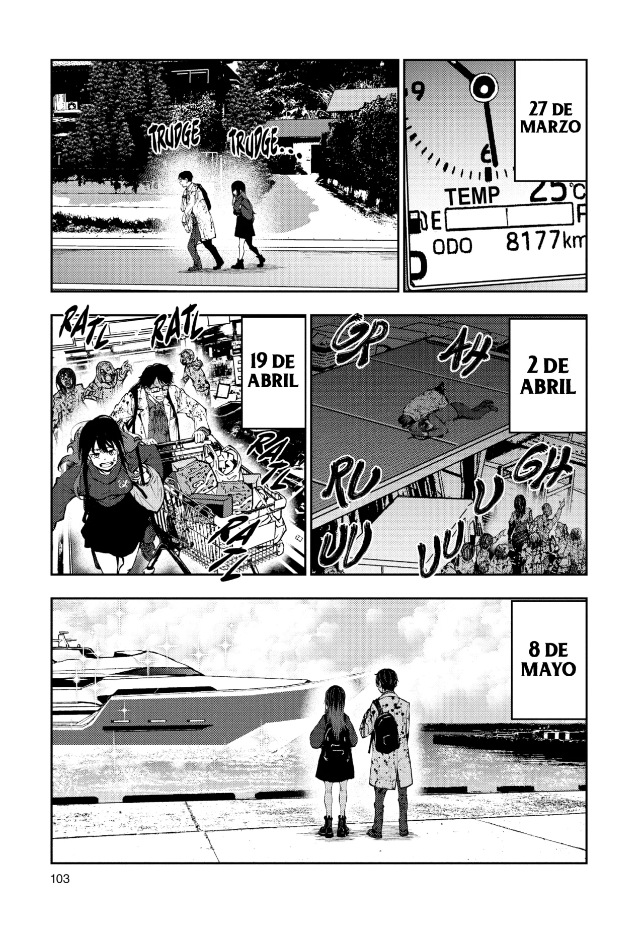 Zom 100: Zombie ni Naru made ni Shitai 100 no Koto Capítulo 45 - Page 28