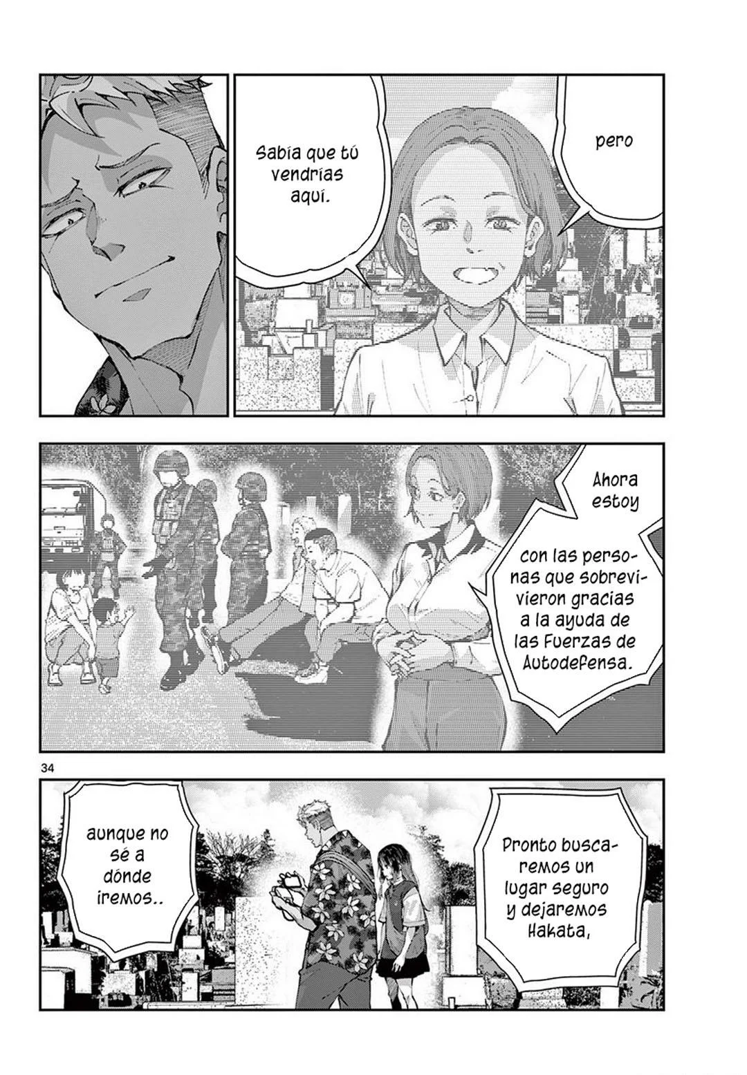 Zom 100: Zombie ni Naru made ni Shitai 100 no Koto Capítulo 53 - Page 40