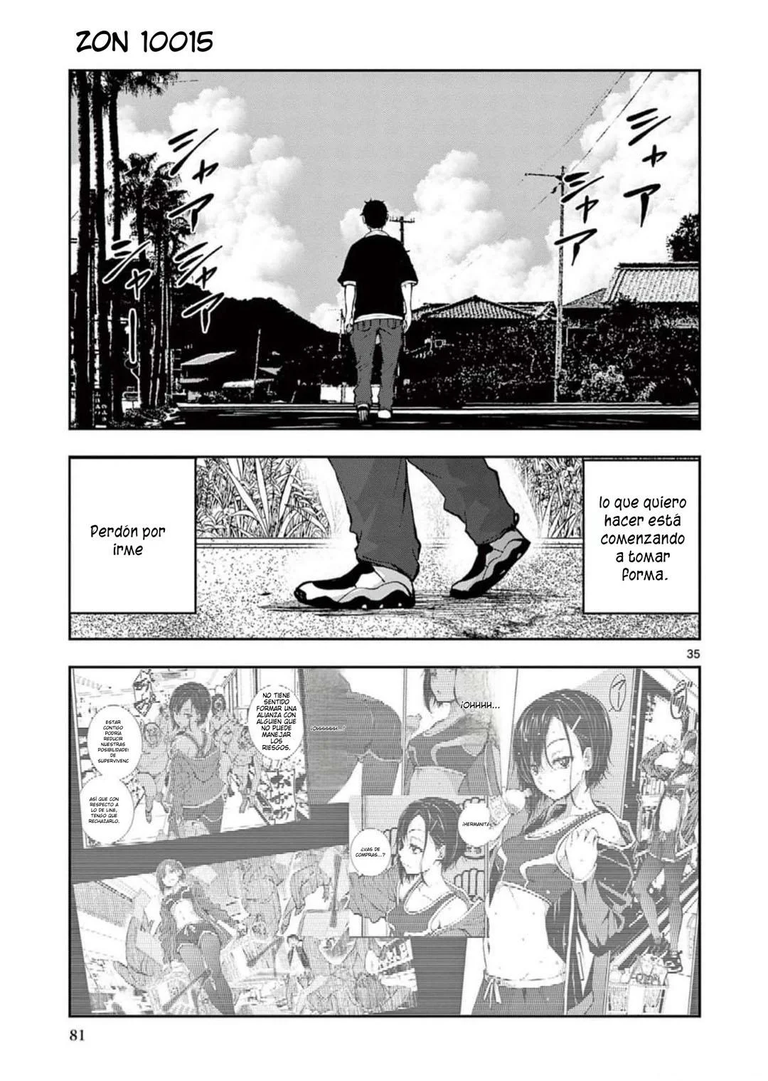 Zom 100: Zombie ni Naru made ni Shitai 100 no Koto Capítulo 56 - Page 36