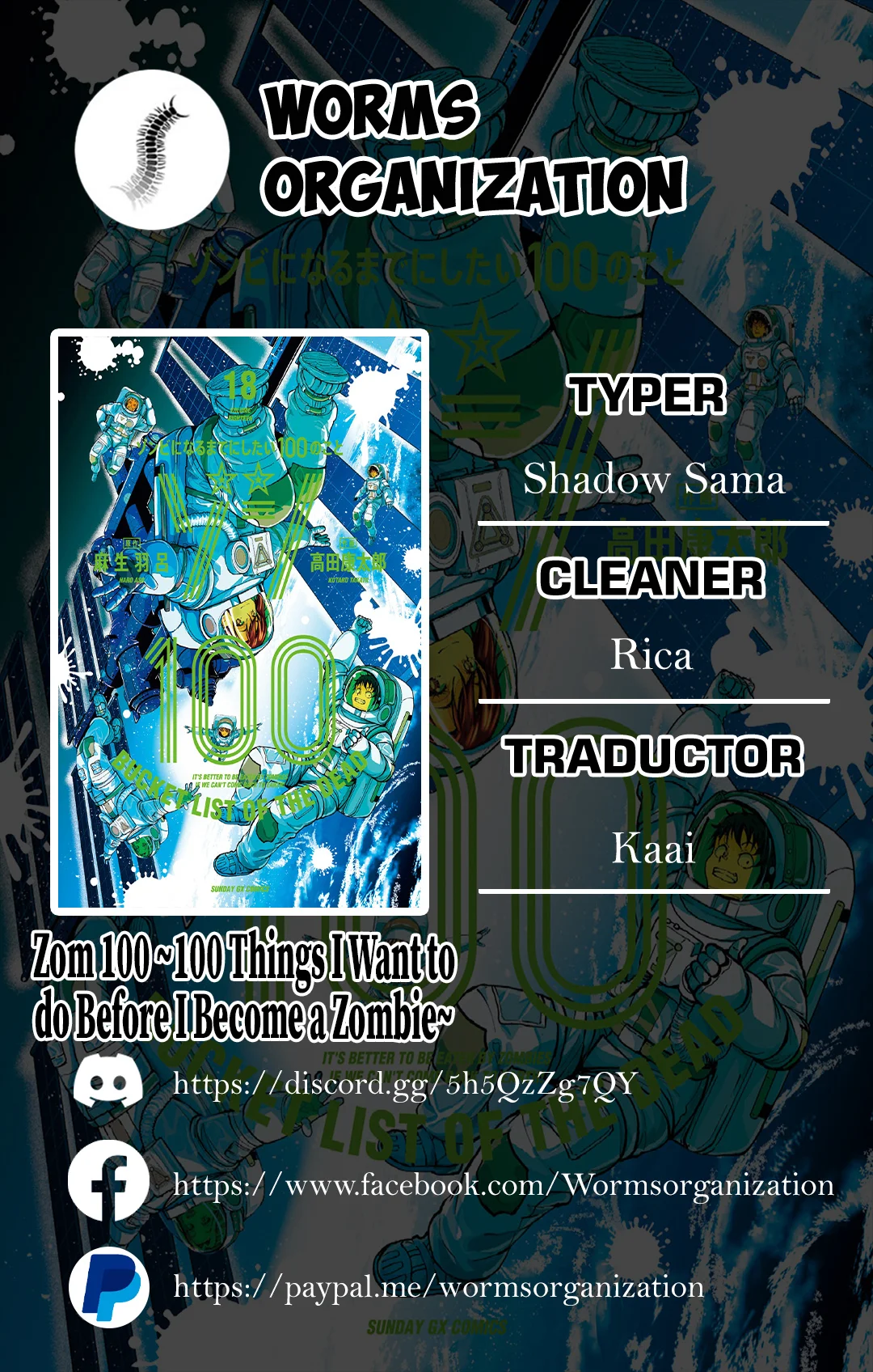 Zom 100: Zombie ni Naru made ni Shitai 100 no Koto Capítulo 74 - Page 1