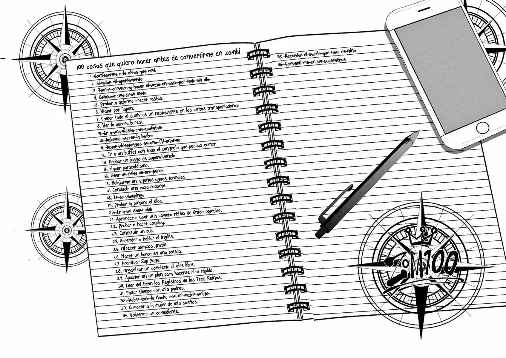 Zom 100: Zombie ni Naru made ni Shitai 100 no Koto Capítulo 8 - Page 4