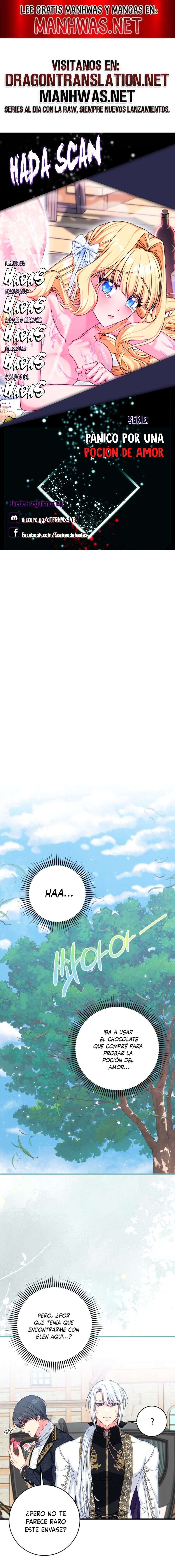 Pánico por una poción de amor Capítulo 7 - Page 1