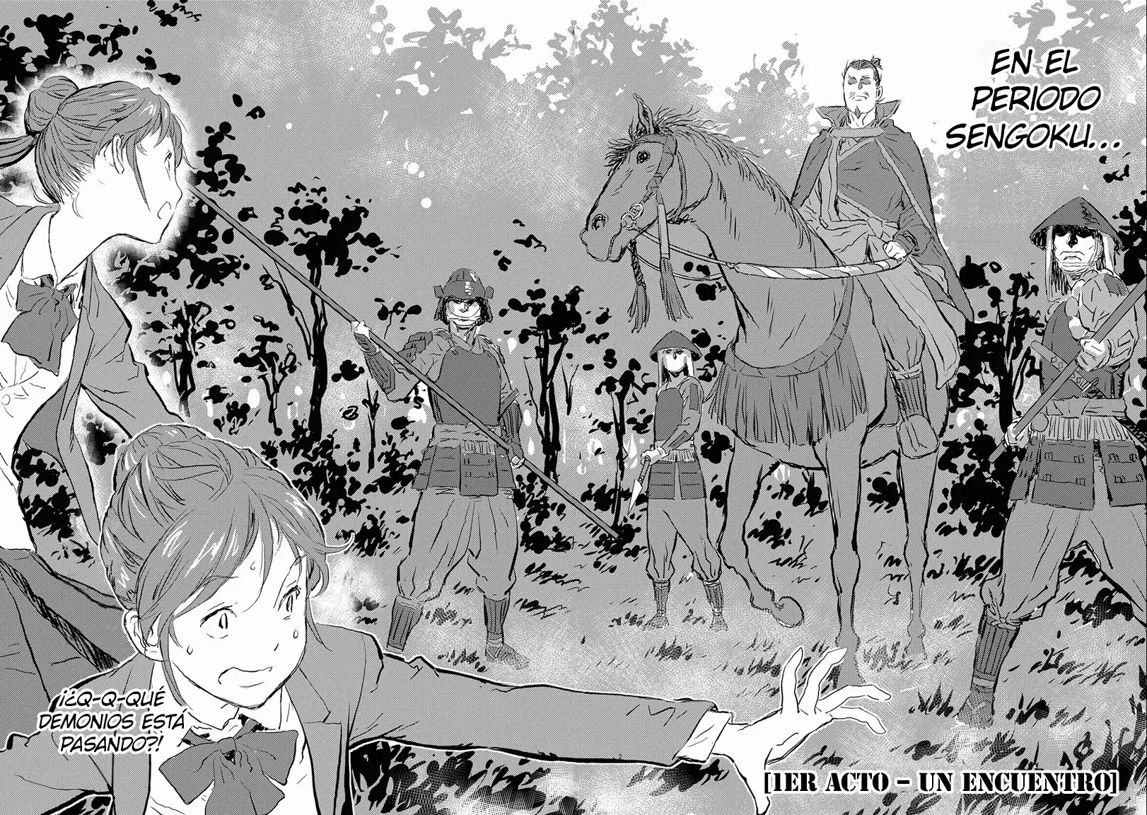 Sengoku Komachi Kuroutan: Noukou Giga Capítulo 1 - Page 4