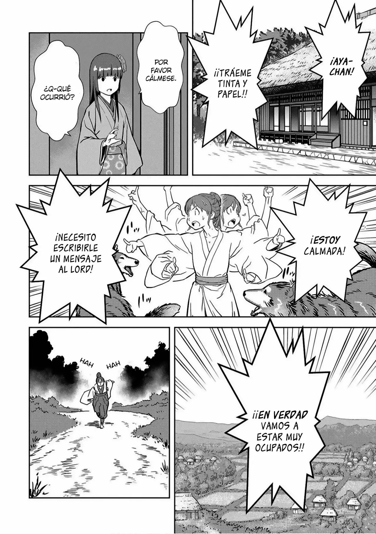 Sengoku Komachi Kuroutan: Noukou Giga Capítulo 11 - Page 28