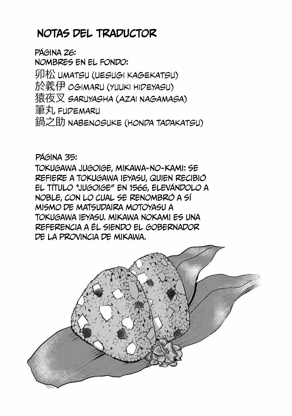 Sengoku Komachi Kuroutan: Noukou Giga Capítulo 13 - Page 38