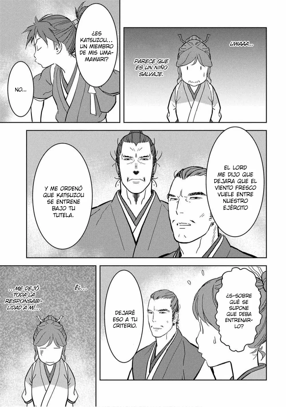 Sengoku Komachi Kuroutan: Noukou Giga Capítulo 17 - Page 10