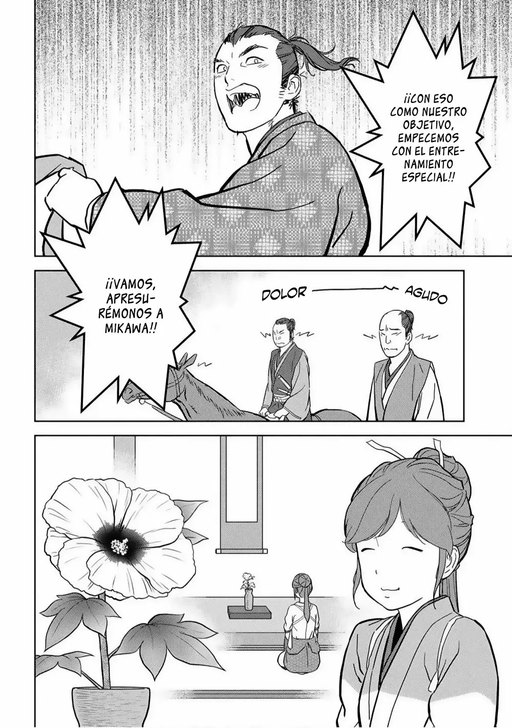 Sengoku Komachi Kuroutan: Noukou Giga Capítulo 17 - Page 36