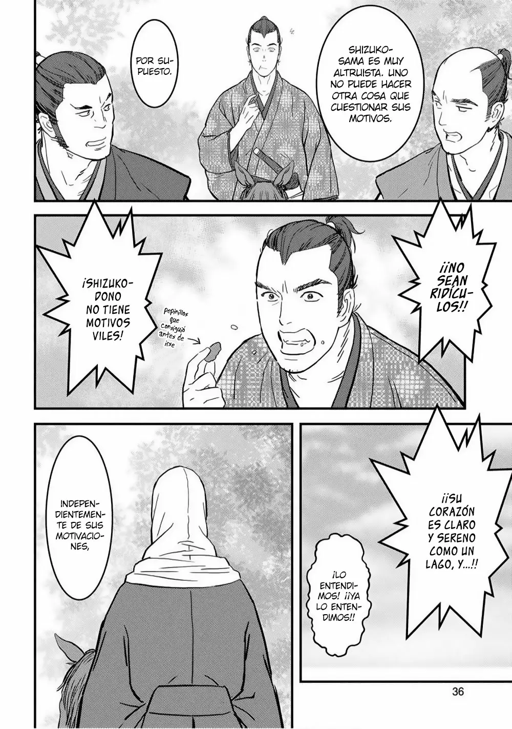 Sengoku Komachi Kuroutan: Noukou Giga Capítulo 21 - Page 38