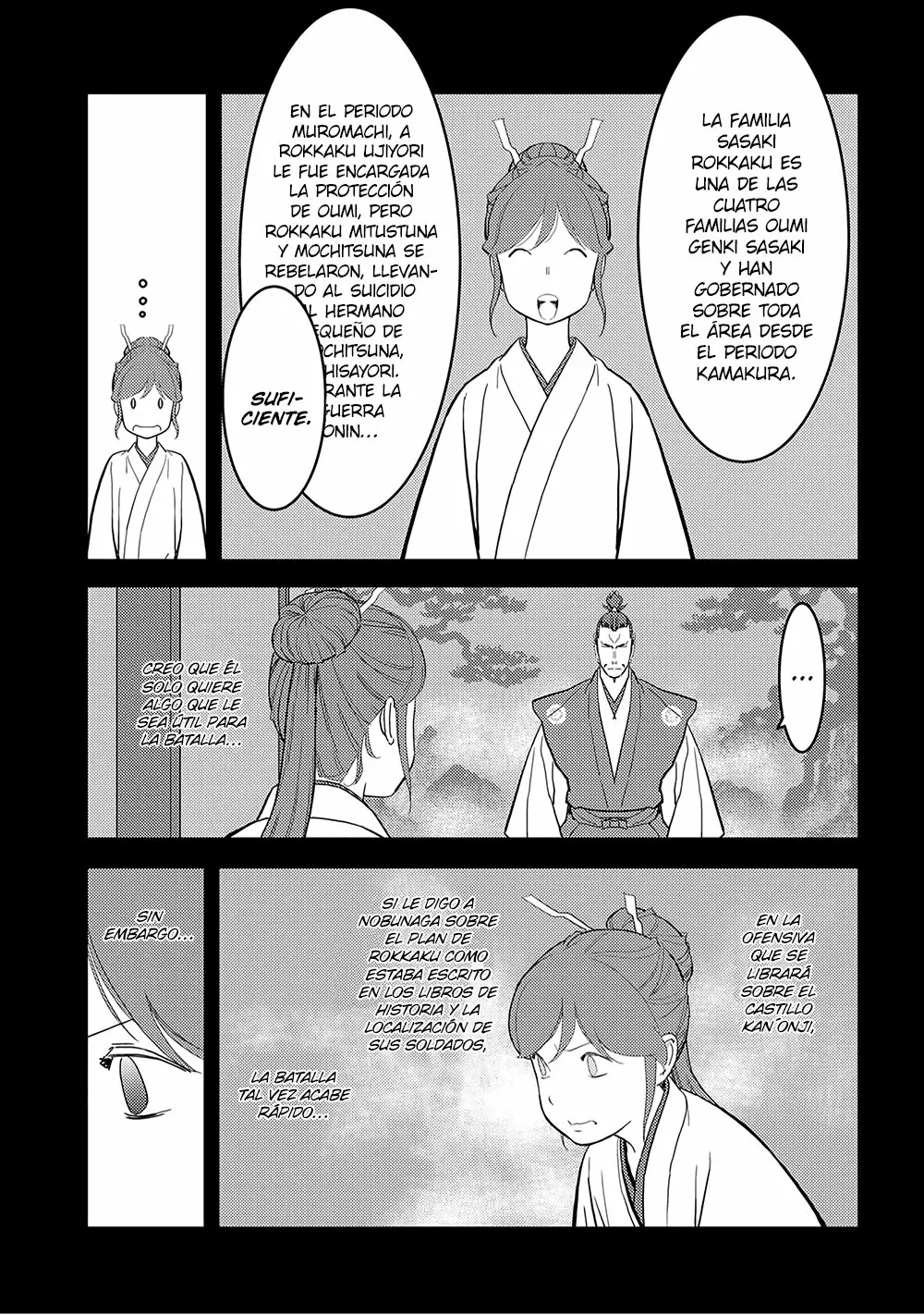 Sengoku Komachi Kuroutan: Noukou Giga Capítulo 24 - Page 4