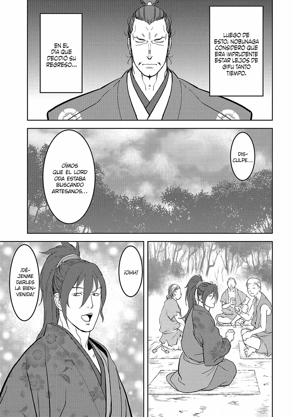 Sengoku Komachi Kuroutan: Noukou Giga Capítulo 26 - Page 34