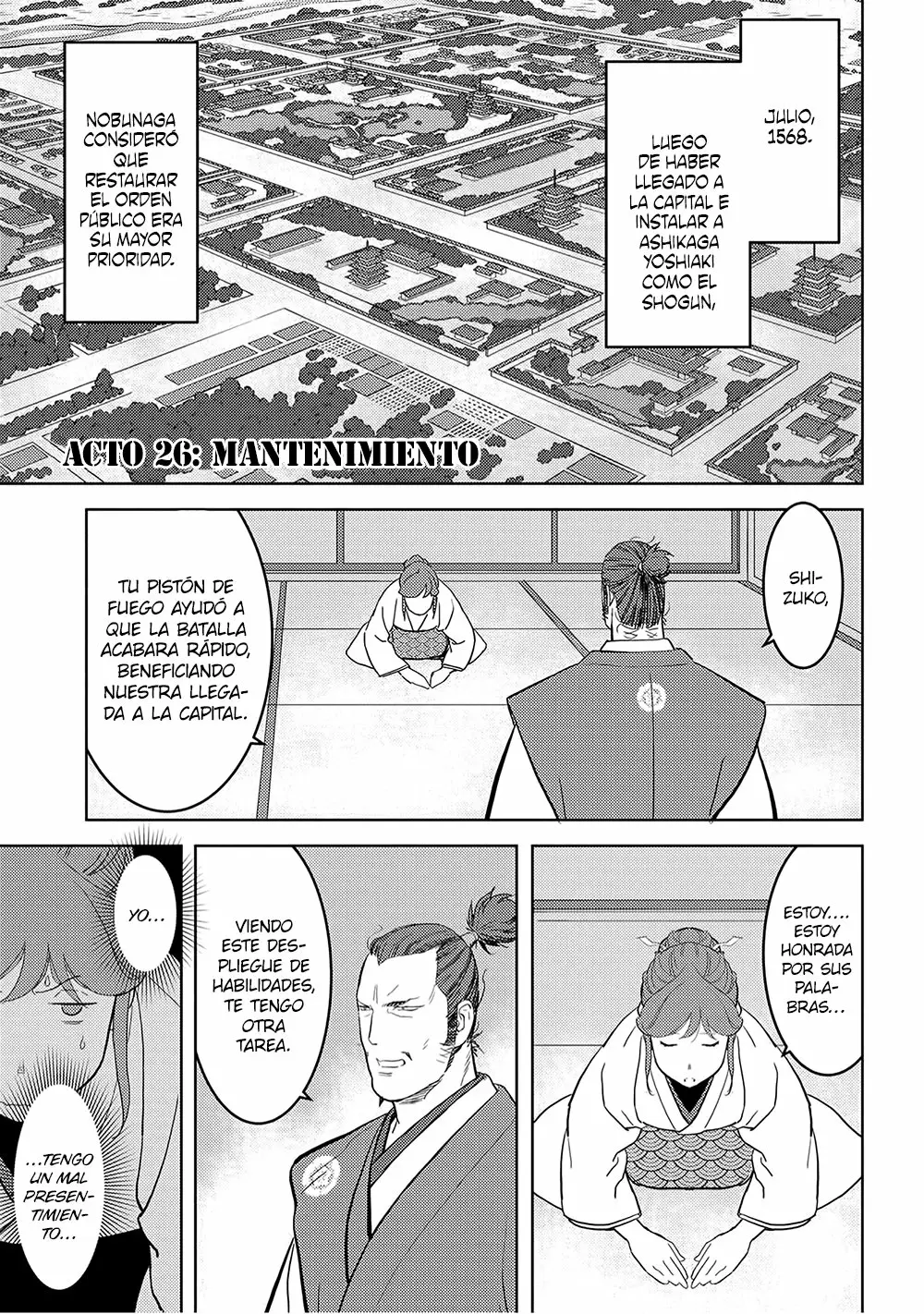 Sengoku Komachi Kuroutan: Noukou Giga Capítulo 26 - Page 7