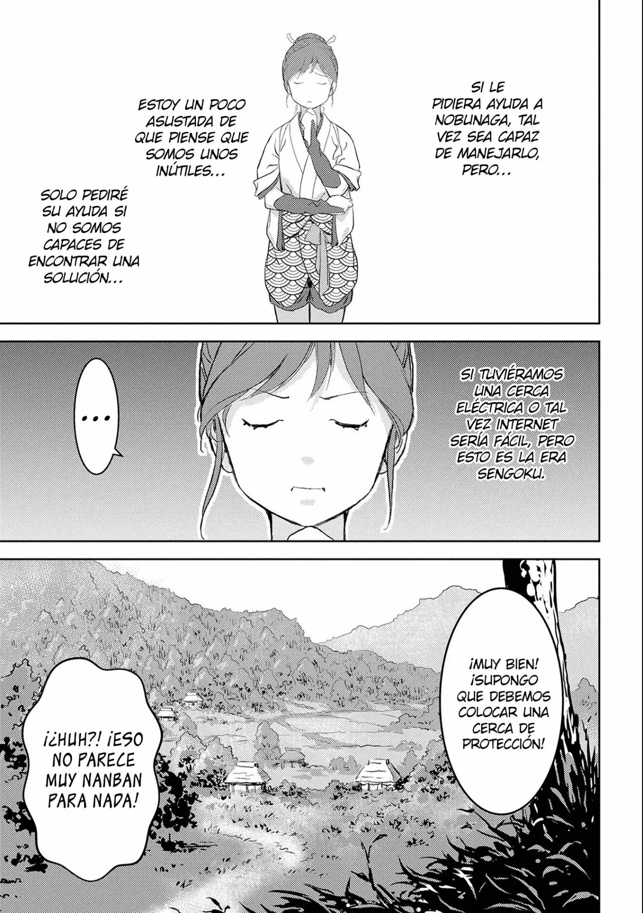 Sengoku Komachi Kuroutan: Noukou Giga Capítulo 3 - Page 8