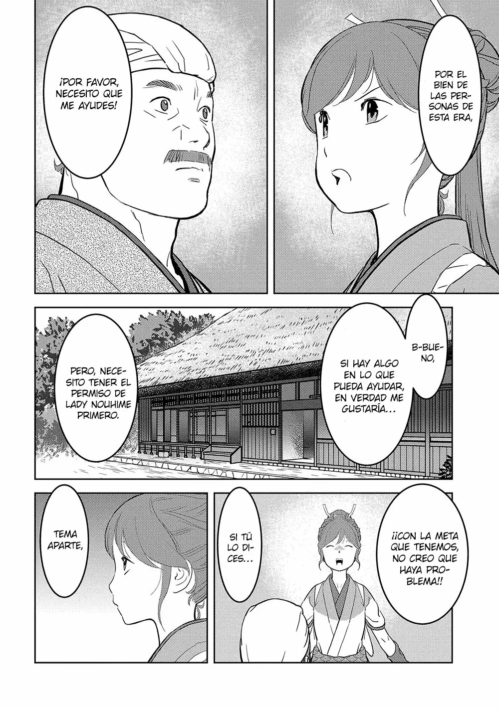 Sengoku Komachi Kuroutan: Noukou Giga Capítulo 30 - Page 14