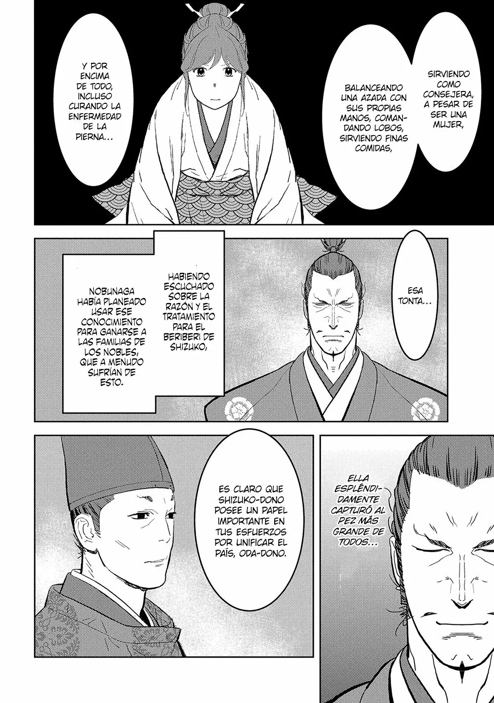 Sengoku Komachi Kuroutan: Noukou Giga Capítulo 34 - Page 21