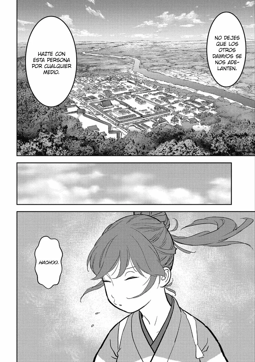 Sengoku Komachi Kuroutan: Noukou Giga Capítulo 36 - Page 12