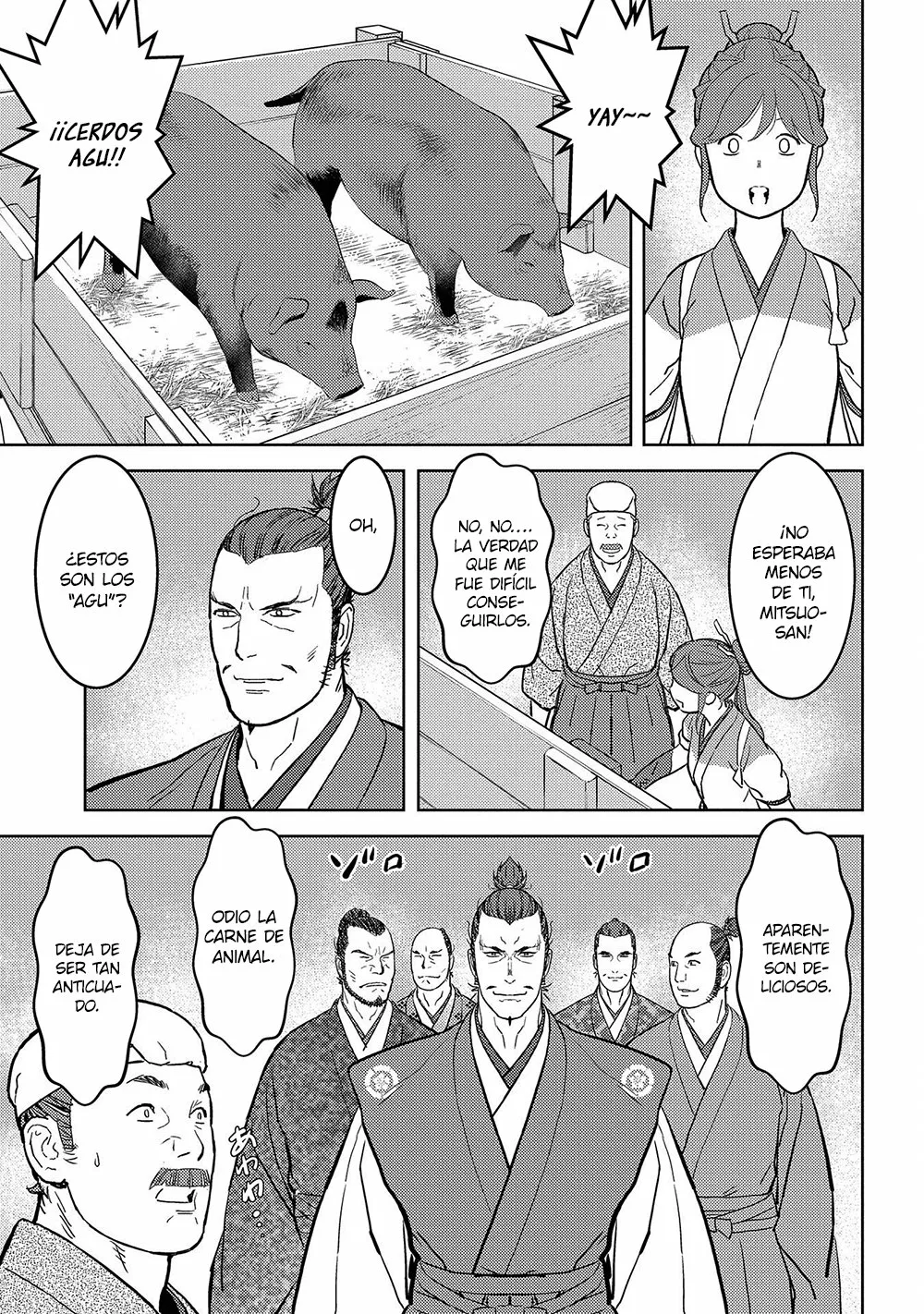 Sengoku Komachi Kuroutan: Noukou Giga Capítulo 37 - Page 14