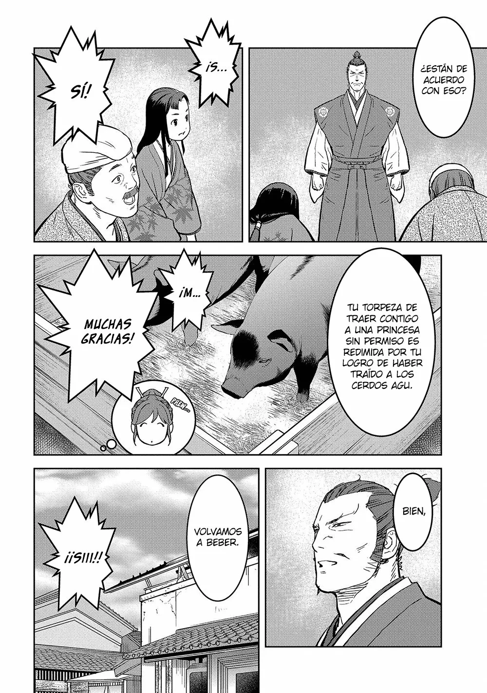 Sengoku Komachi Kuroutan: Noukou Giga Capítulo 37 - Page 23