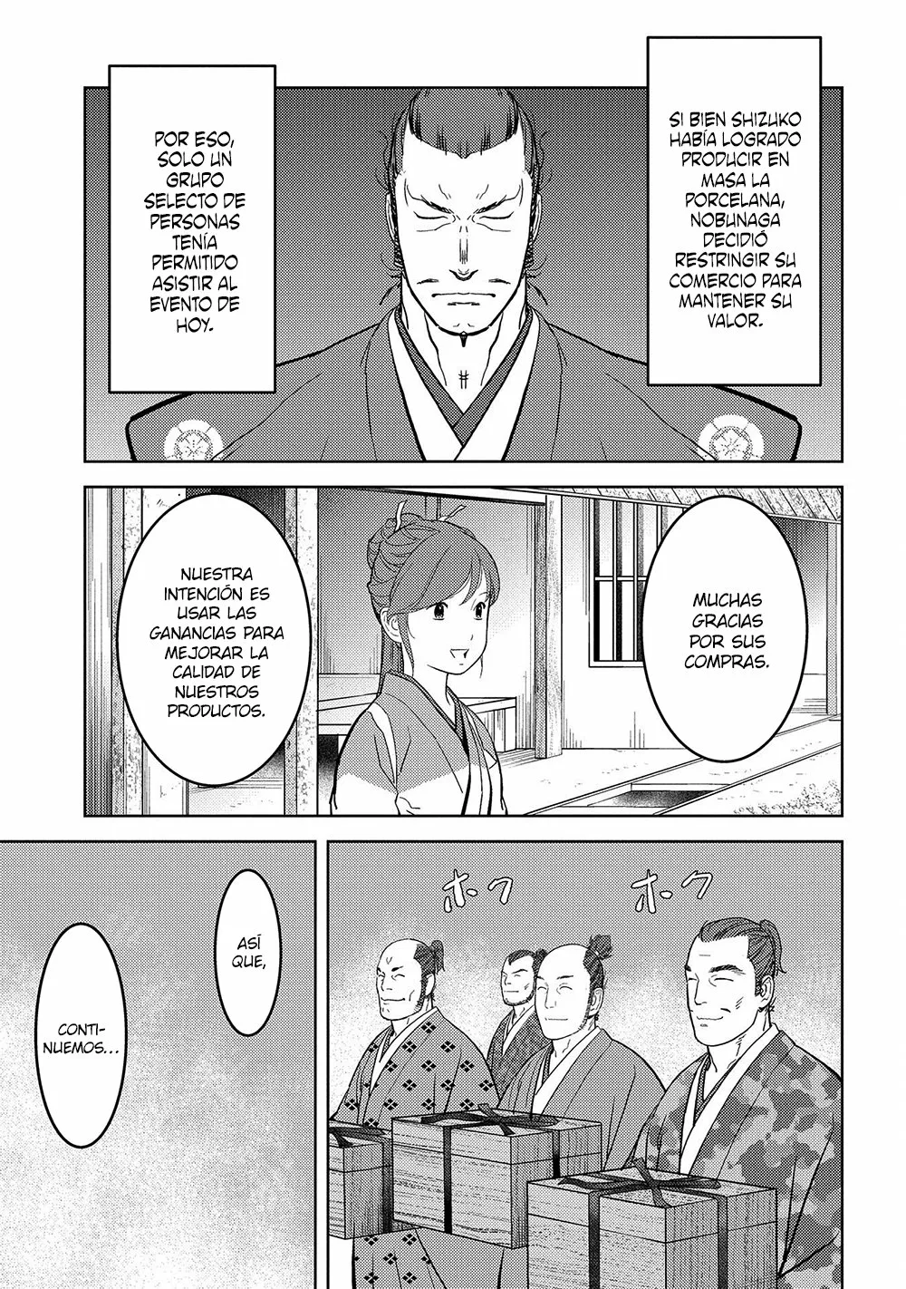 Sengoku Komachi Kuroutan: Noukou Giga Capítulo 37 - Page 6