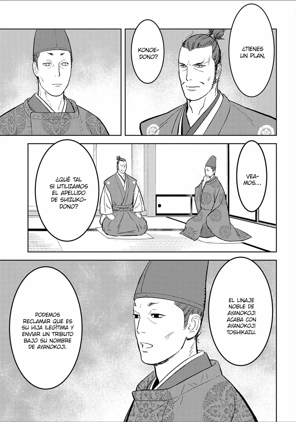 Sengoku Komachi Kuroutan: Noukou Giga Capítulo 38 - Page 4