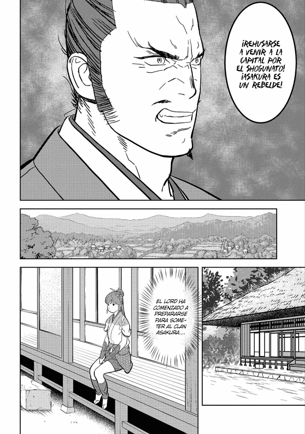 Sengoku Komachi Kuroutan: Noukou Giga Capítulo 42 - Page 10