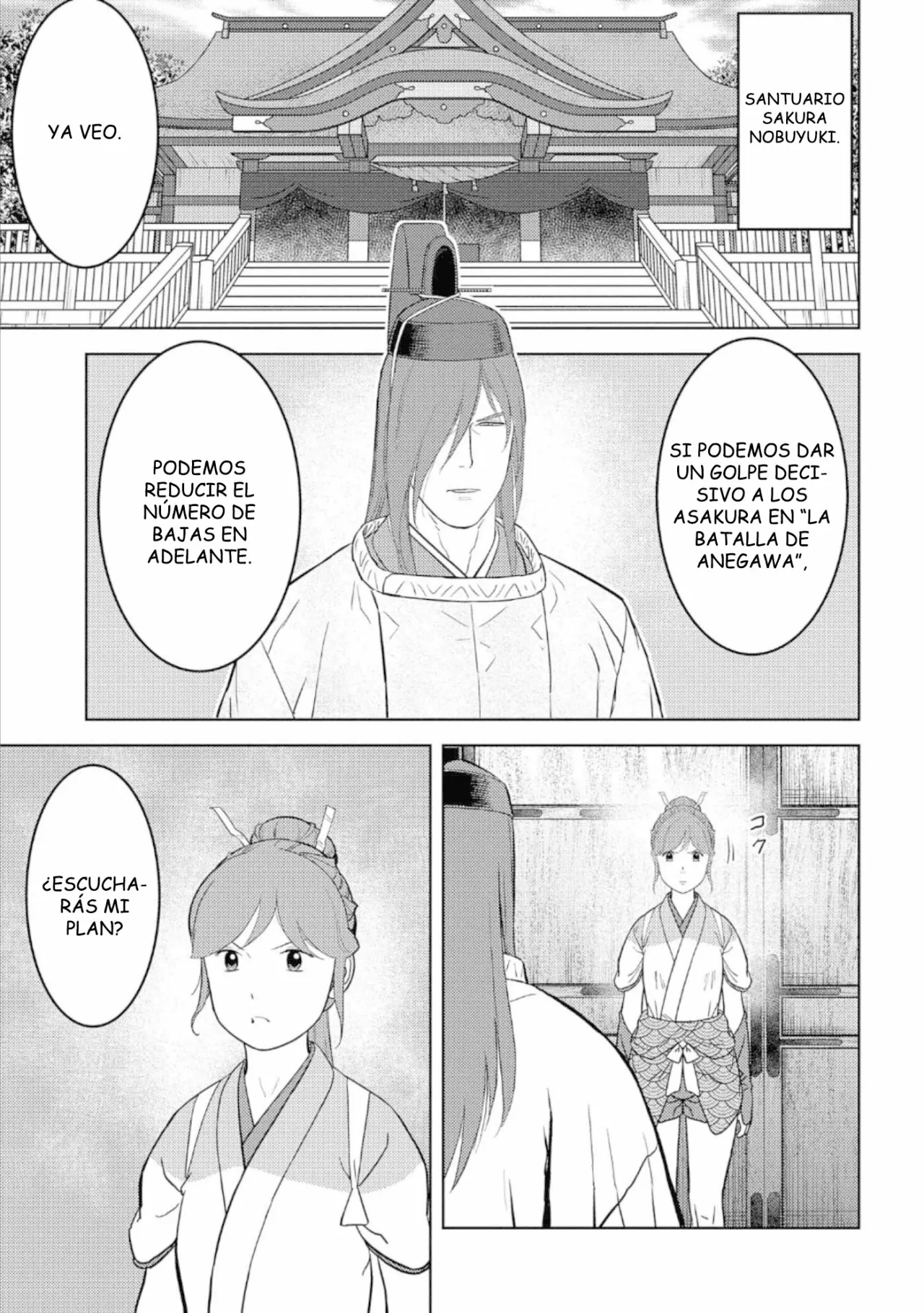 Sengoku Komachi Kuroutan: Noukou Giga Capítulo 45 - Page 12