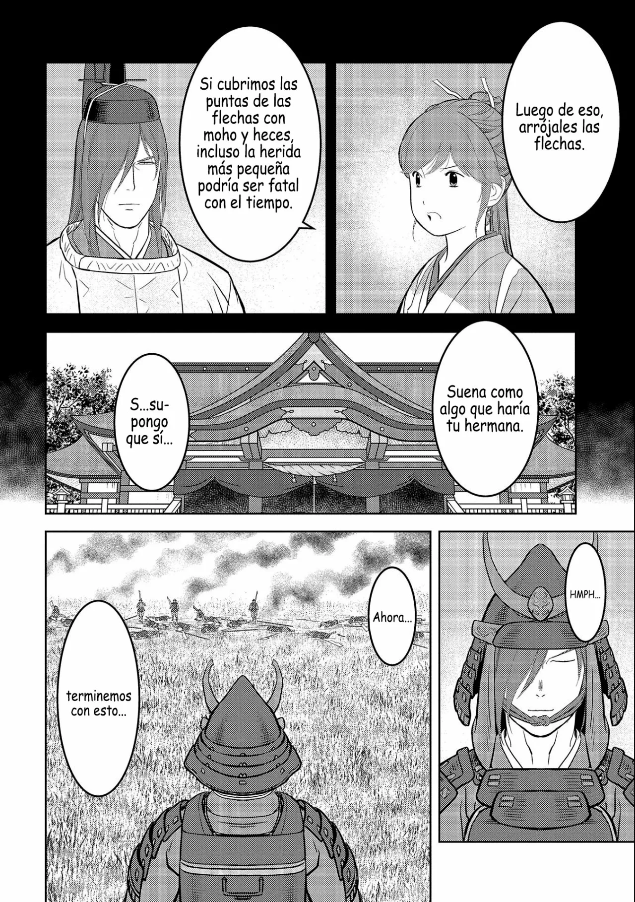 Sengoku Komachi Kuroutan: Noukou Giga Capítulo 46 - Page 12