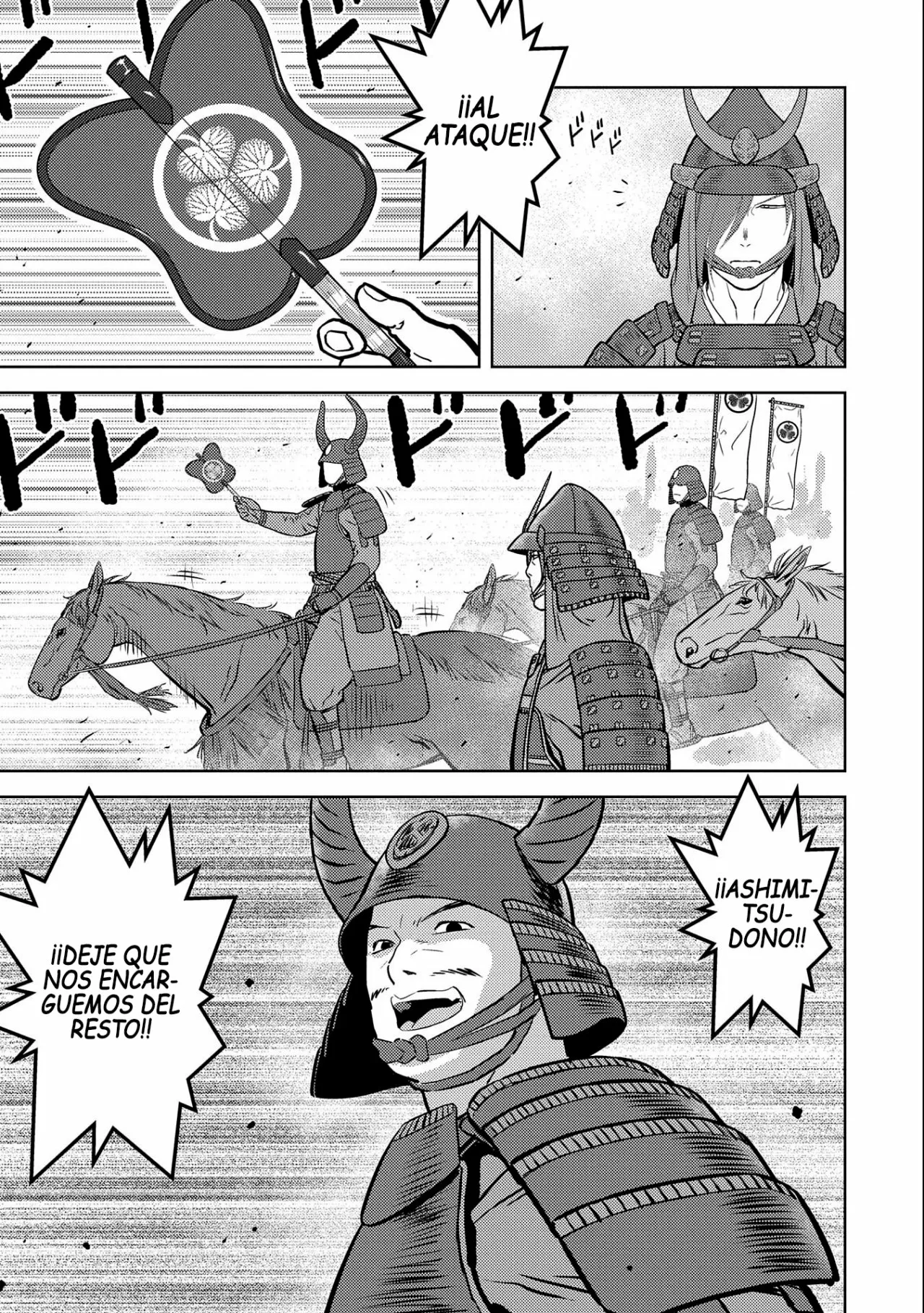 Sengoku Komachi Kuroutan: Noukou Giga Capítulo 46 - Page 13