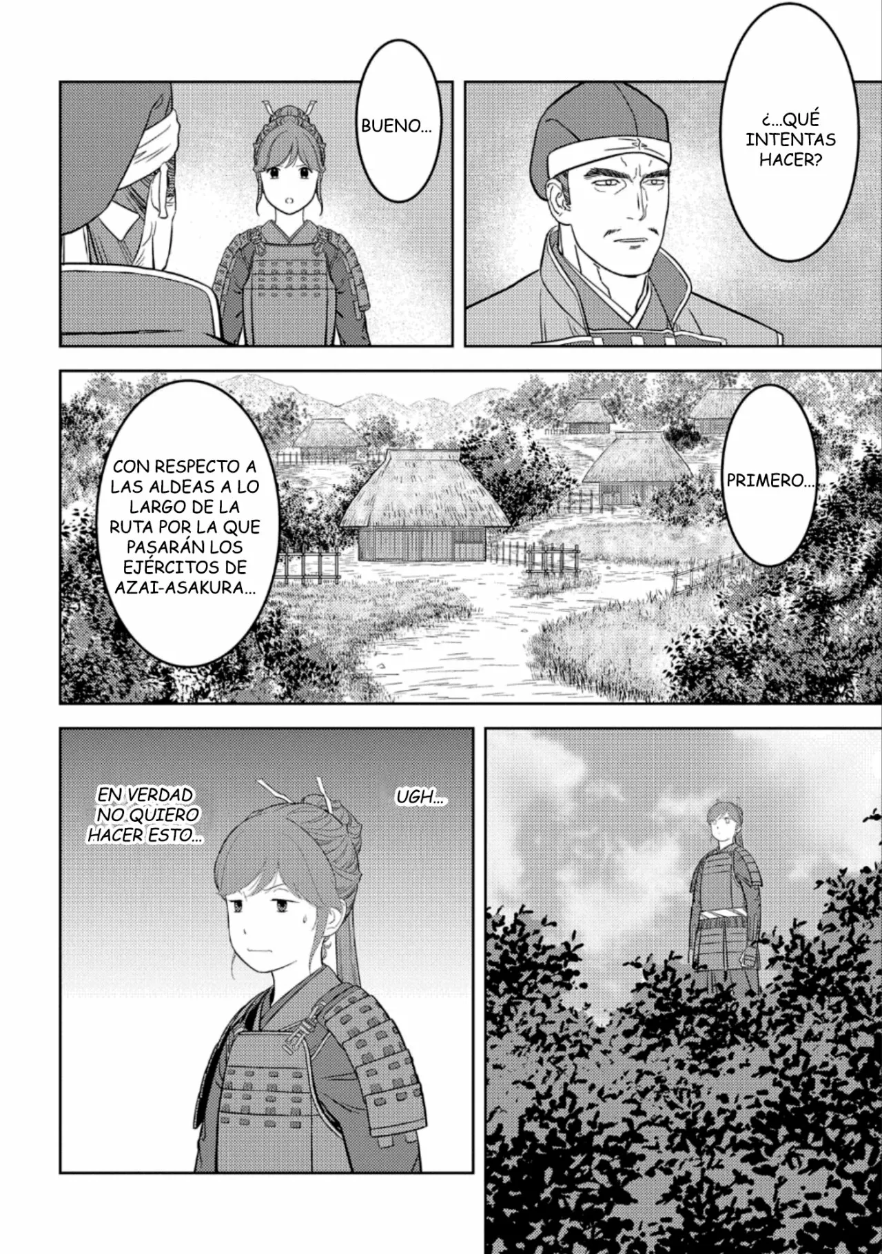 Sengoku Komachi Kuroutan: Noukou Giga Capítulo 48 - Page 10