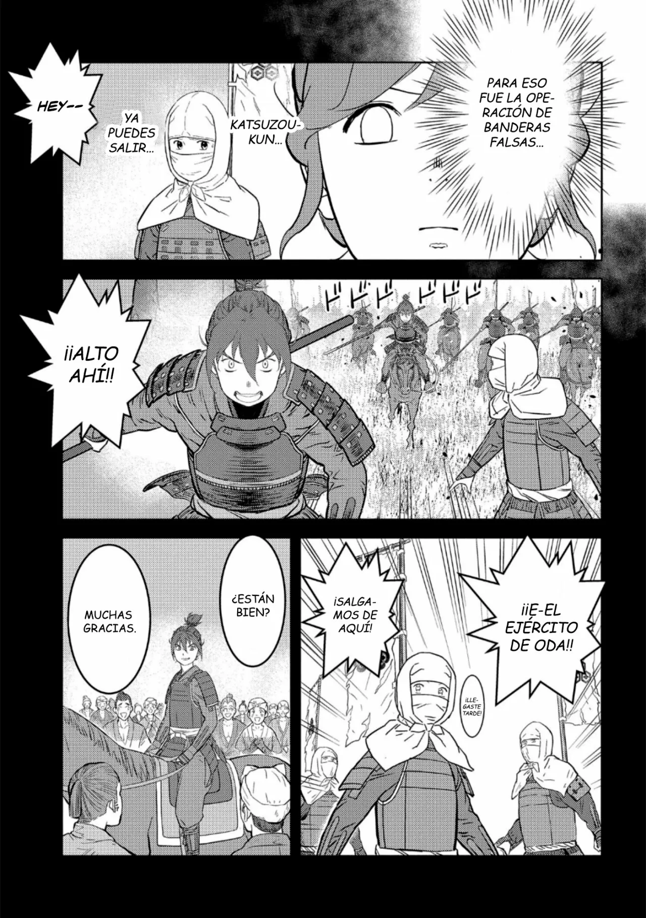 Sengoku Komachi Kuroutan: Noukou Giga Capítulo 48 - Page 27