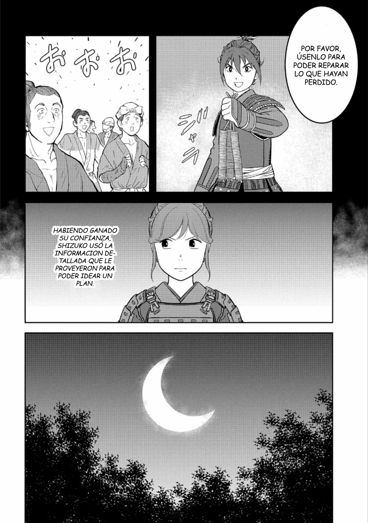 Sengoku Komachi Kuroutan: Noukou Giga Capítulo 48 - Page 28