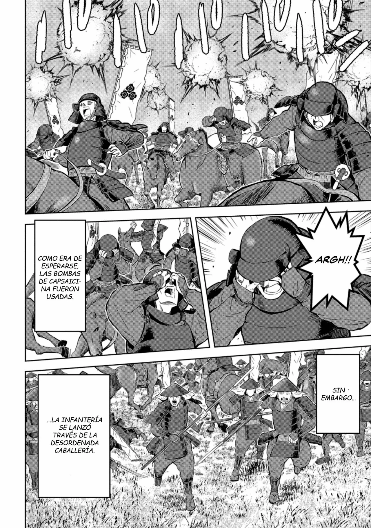 Sengoku Komachi Kuroutan: Noukou Giga Capítulo 49 - Page 17