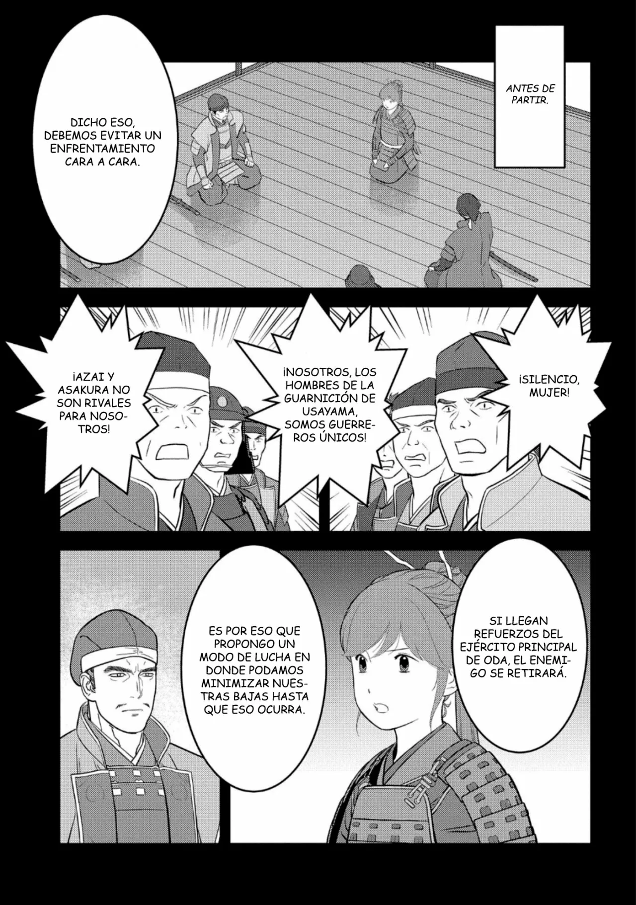 Sengoku Komachi Kuroutan: Noukou Giga Capítulo 49 - Page 6