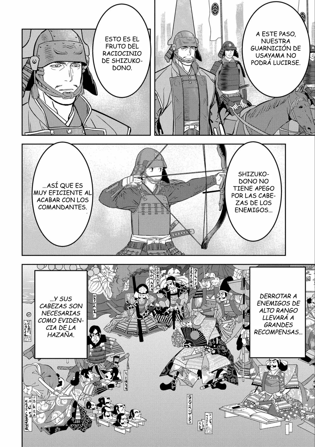 Sengoku Komachi Kuroutan: Noukou Giga Capítulo 50 - Page 15