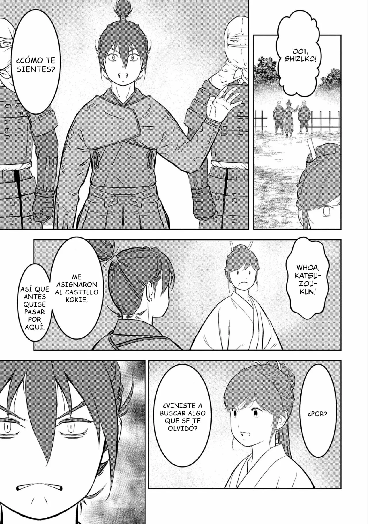 Sengoku Komachi Kuroutan: Noukou Giga Capítulo 53 - Page 28