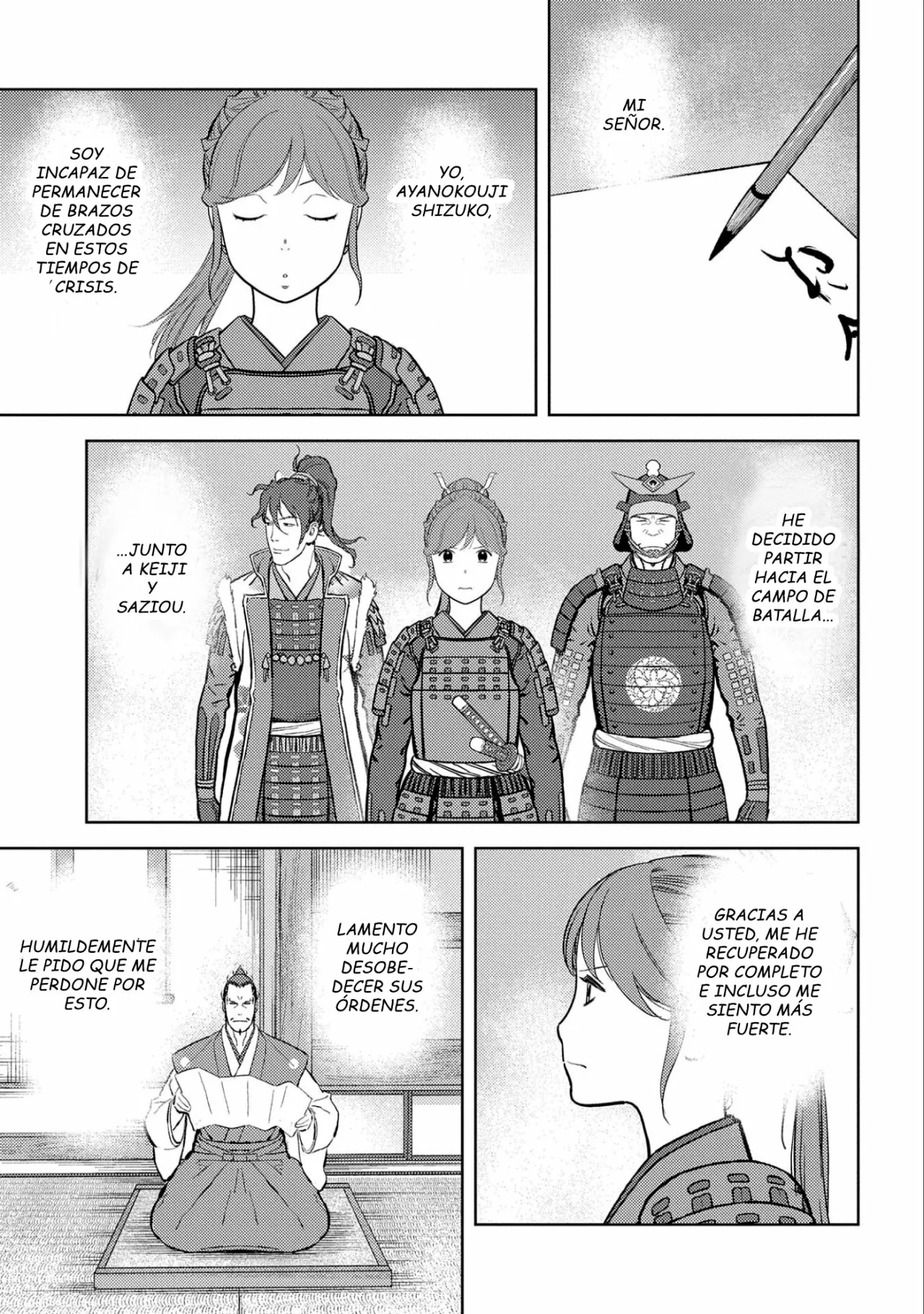 Sengoku Komachi Kuroutan: Noukou Giga Capítulo 54 - Page 21